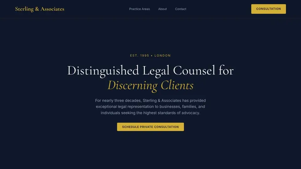Sterling & Associates concept demo